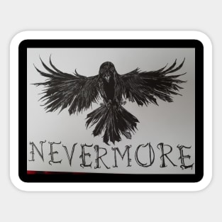 Nevermore Sticker